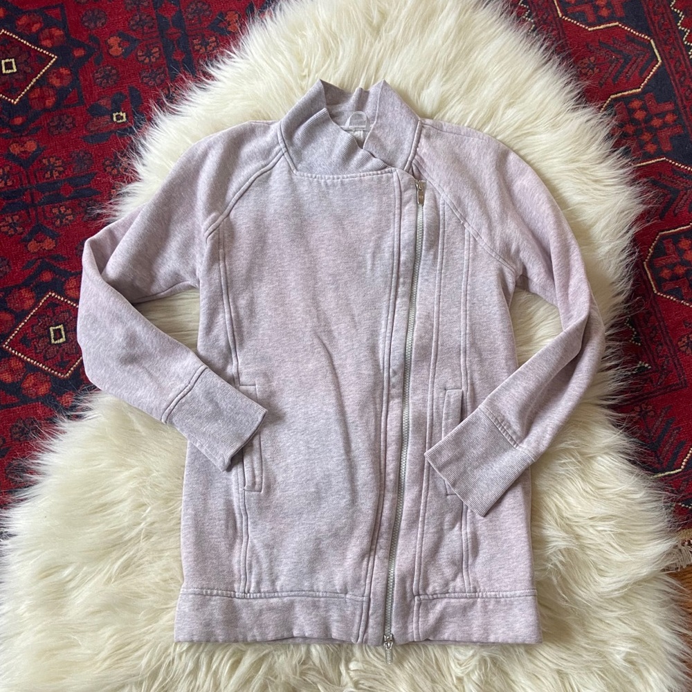Lululemon Back to It Wrap Jacket in Heathered Pink